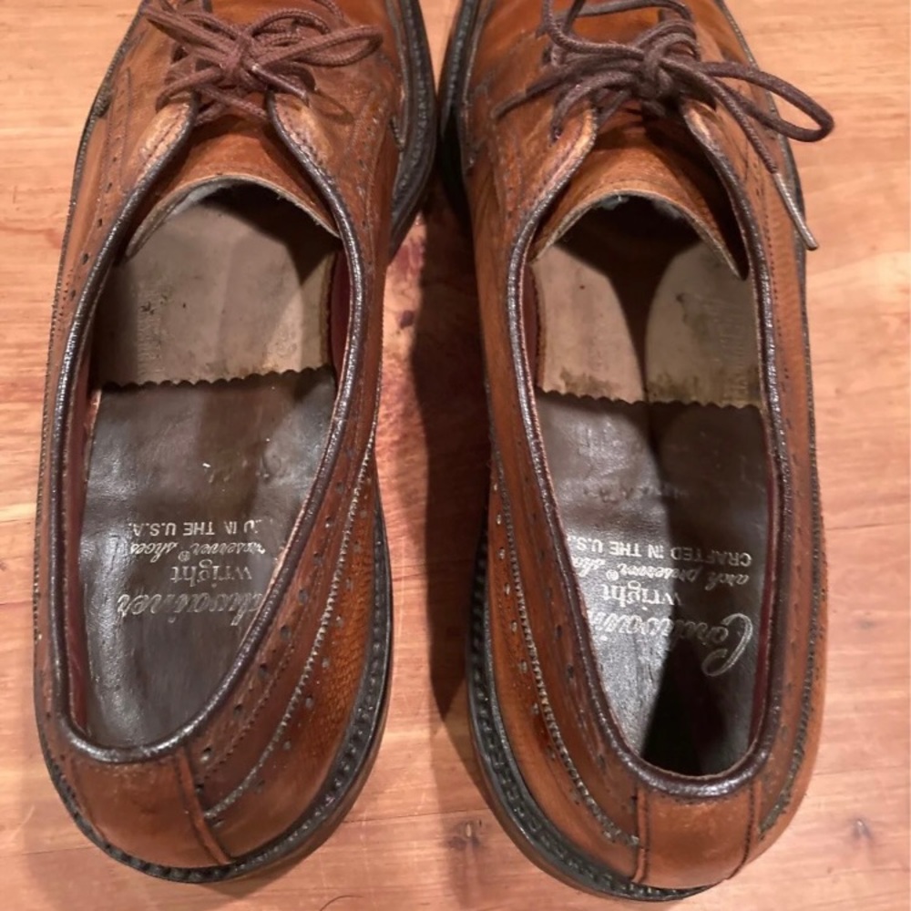Size 12 Men’s Cordwainer Wright Leather Oxfords - Picture 4 of 12